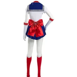 Kvinnlig Sailor Moon Kostym Cosplay Fest Uniform Outfit Set Gåvor L XL><noscript><img width=