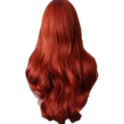 Kvinnor Cosplay Jessica Rabbit Lång Vågig Lockig Peruk> Peruker