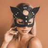 Kvinnor Half Face Fox Cosplay För Halloween Party Maskerad> Masker