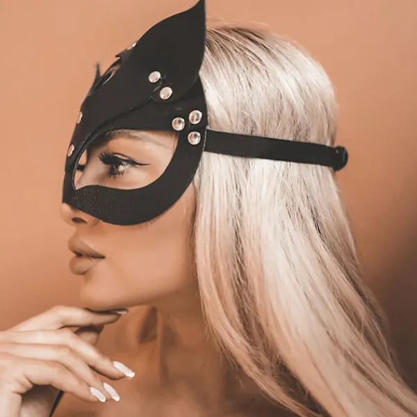 Kvinnor Half Face Fox Cosplay För Halloween Party Maskerad> Masker