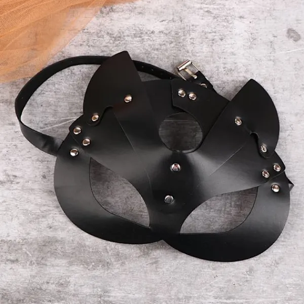 Kvinnor Half Face Fox Cosplay För Halloween Party Maskerad> Masker