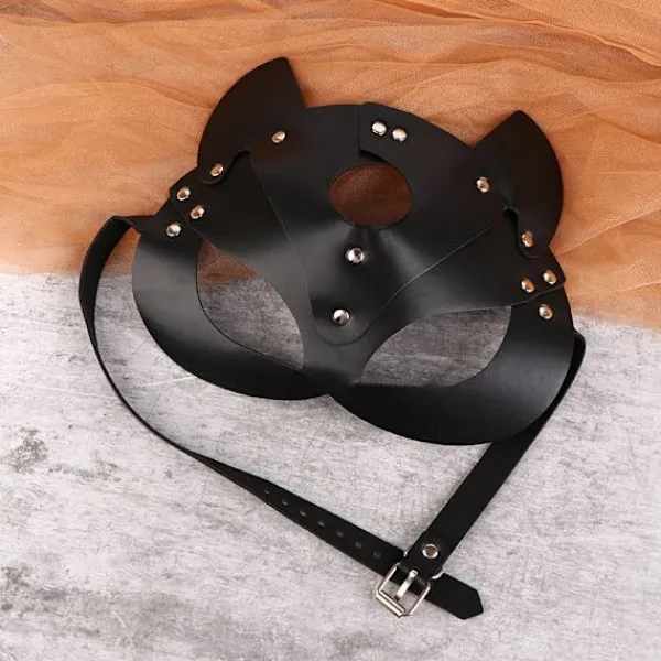 Kvinnor Half Face Fox Cosplay För Halloween Party Maskerad> Masker