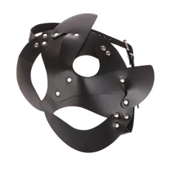 Kvinnor Half Face Fox Cosplay För Halloween Party Maskerad><noscript><img width=