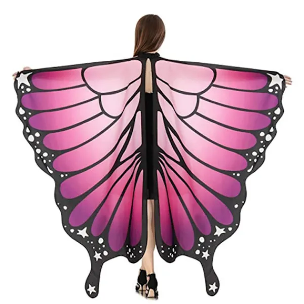 Kvinnor Halloween Party Butterfly Wings Sjal för flickor Vuxen> Tillbehör