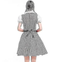 Kvinnor Traditionell Oktoberfest Kostym Tysk Ölservitris Dirndl Klänning med Förkläde Kostymfest Klänning Xs-6xl Plus Size-Perfekt L><noscript><img width=