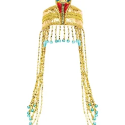 Kvinnors Egyptiska Ormhuvudband Krona Pärlstav Huvudbonad Kostymtillbehör> Huvudbonader