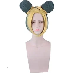 Kvinnors fläta peruk rollspel kläder värmebeständig syntetisk peruk peruk 2> Peruker