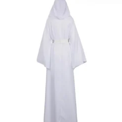 Holocky Kvinnors Princess Leia Cosplay Kostym Vit Klänning M><noscript><img width=