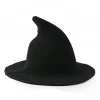 Kvinnors ullspetsig häxhatt för Halloween jul kostymfest> Huvudbonader