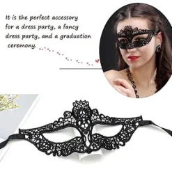 Kvinnors venetianska mask, Halloween-fest maskerad venetiansk mascara Lac> Masker