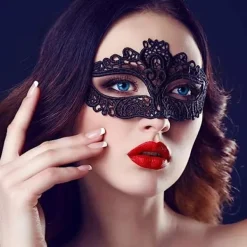 Kvinnors venetianska mask, Halloween-fest maskerad venetiansk mascara Lac><noscript><img width=