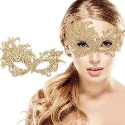 Kvinnors venetianska mask, Halloween-fest maskerad venetiansk mask spetsmask> Masker