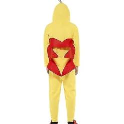 Kycklingdräkt för män, gul fjäderfä Halloween-jumpsuit L><noscript><img width=