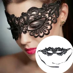 Lady of Luck venetiansk mask för män spetsmask venetiansk mascara bal halloweenfest> Masker