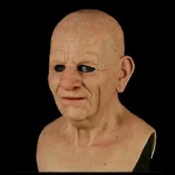 Latex Gammal Mans Mask Manlig Förklädnad Cosplay Kostym Halloween Realistiska Festrekvisita Newway> Masker