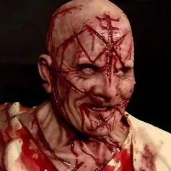 Latex Skalliga Huvor Perukmössa Tjock Skallig Cosplay Hatt Maskerad Smink Kostym för Barn Vuxna Halloweenfest> Masker