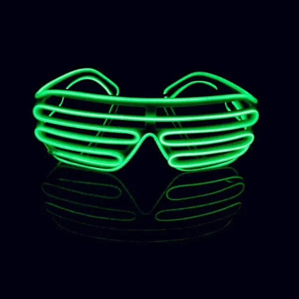 LED Neon Partyglasögon För Mörker Rave För Klubb Bar Disco Party> Tillbehör