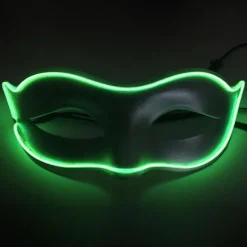 LED Neon Venetian Mask för vuxna> Masker