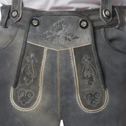 tectake Lederhosen Joshua oktoberfestbyxor herr 54><noscript><img width=