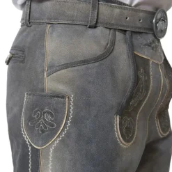 tectake Lederhosen Joshua oktoberfestbyxor herr 54><noscript><img width=