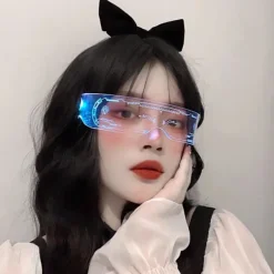 Led-glasögon Rave-glasögon för Cosplay-festivaler Halloween> Tillbehör