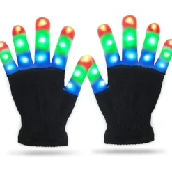 LED-handskar för barn med 7 ljuslägen, lysande handskar, LED-handskar för barn> Tillbehör