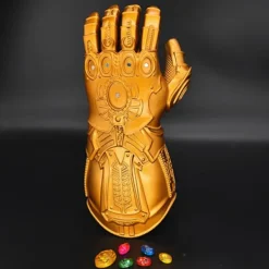 LED-upplysta Infinity Handske Thanos Handske med Avtagbar Magnet Infinity Stone> Tillbehör