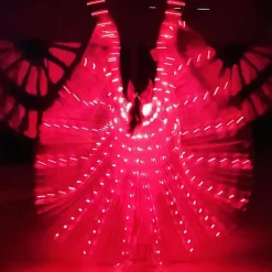 LED-vingar för kostym, lysande, för magedansuppträdanden><noscript><img width=