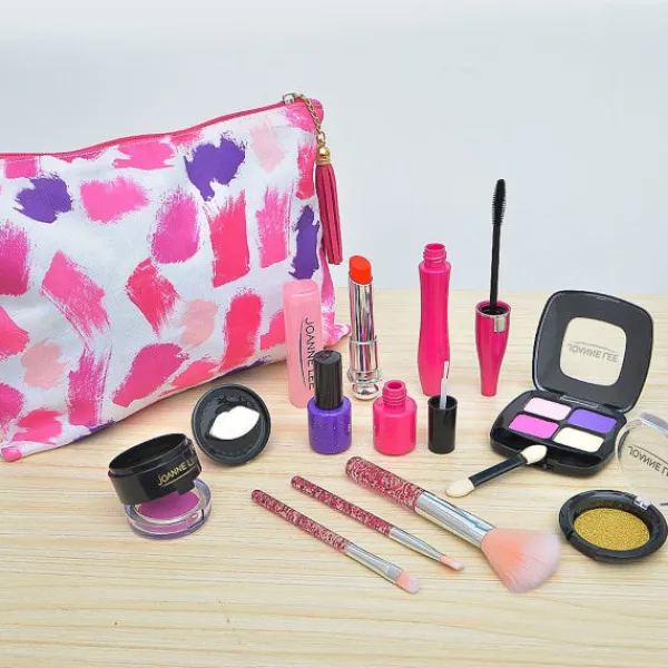 Lek-smink för barn 12st/set Flickleksaker Söt Mode Kosmetisk Leksak Gåva Söt> Smink