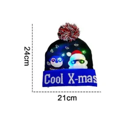 unbranded Ljusupplyst Julhatt Julmössa Med Led-lampor För Vuxna Jul Nyår Festtillbehör Stil 6> Tillbehör