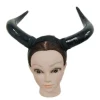 Lång oxhorn huvudbonad cosplay horn pannband festtillbehör för Halloween> Huvudbonader