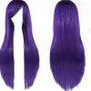 Lång Rak Anime Kostym Peruk Party Peruk Lila Peruker För Kvinnor> Peruker