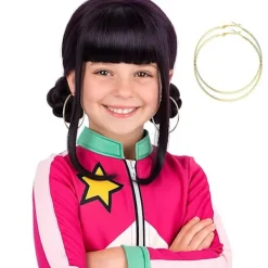 Lång Syntetisk Cosplay Peruk för Kvinnor Flickor, Anime Idol Scenföreställning Hår Kostymtillbehör> Peruker