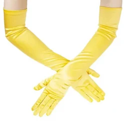 Långa satinhandskar för kvinnor, formella satinhandskar, bröllopshandskar, banketthandskar, performancehandskar, balhandskar, danshandskar, rosenröd | Fyndiq><noscript><img width=