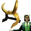 Loki 2 Horn Crown Elastiskt Band Hörnad Hjälm Party Cosplay Rekvisita Fancy Dress Up> Huvudbonader