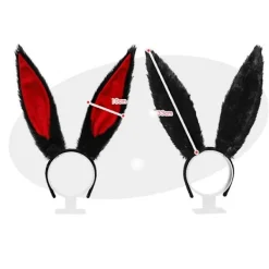 Lolita Kaninöron Hårband Fuskpäls Kaninöron Hårband Stort Hårigt Sött Djuröron Hårband Hårband Hårtillbehör Huvudbonad För Fest Bal C><noscript><img width=