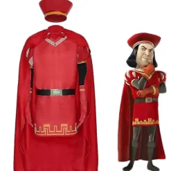 Lord Farquaad Cosplay Kostymset för Halloween & Fester[JUN] 140 cm> Dräkter