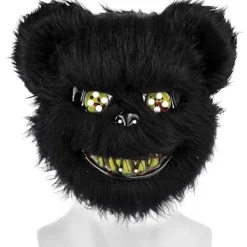 Läskig Björnmask, Krypande Masker för Vuxna och Barn, Skräck Teddybjörnsmask, Plysch Blodig Björnmask, för Fest Karneval Cosplay-FM-> Masker