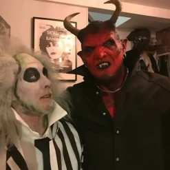 Läskig Halloween Mask Ikari Demon Latex Mask Djävul Realistisk Mask för Vuxen Skräck Djävul Horn Spille Skräckgåva Halloween Gåva[mo] As shown><noscript><img width=