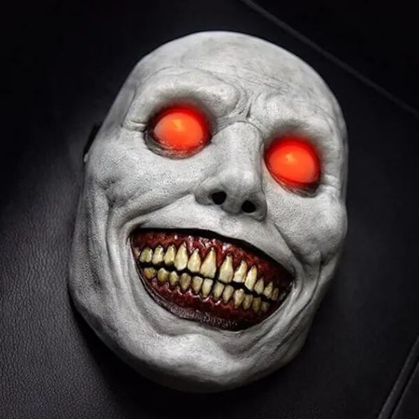 Läskig Halloween-mask för vuxna - Leende demoner, skräckmasker Cosplay Krypande Halloween-kostymrekvisita för Halloweenfest Karneval Cosplay> Masker