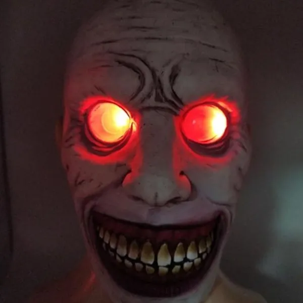 Läskig Halloween-mask för vuxna - Leende demoner, skräckmasker Cosplay Krypande Halloween-kostymrekvisita för Halloweenfest Karneval Cosplay> Masker