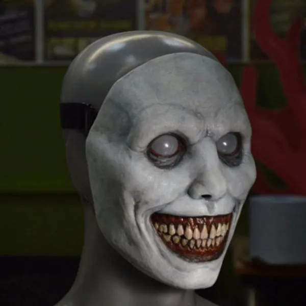 Läskig Halloween-mask för vuxna - Leende demoner, skräckmasker cosplay läskiga Halloween-kostymprylar för Halloween-fest karneval cosplay (1 st)> Masker