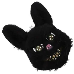 Läskig Kanin Mask Halloween Party Maskerad Stil Svart Plast 1st><noscript><img width=