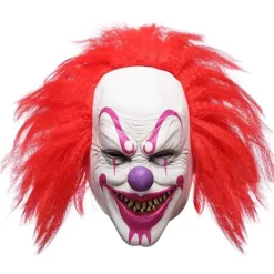 Läskig Ond Mördare Joker Clown Latex Mask Halloween Horror Cosplay Kostym Rekvisita> Masker