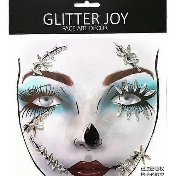 Läskiga Halloween Smink Ornament> Smink