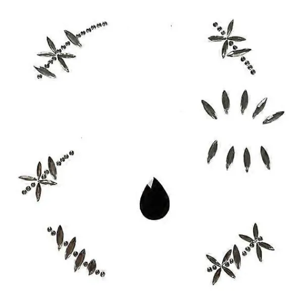 Läskiga Halloween Smink Ornament> Smink