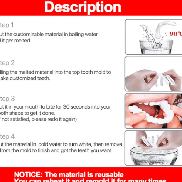 Löstander, övre och nedre proteser, Snap On V SQBB_max> Tillbehör