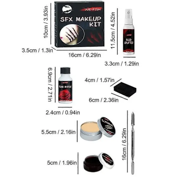 Låtsasblod Smink Blodspray, Tvättbart Blodsmink för Vampyr Cosplays Blod> Smink
