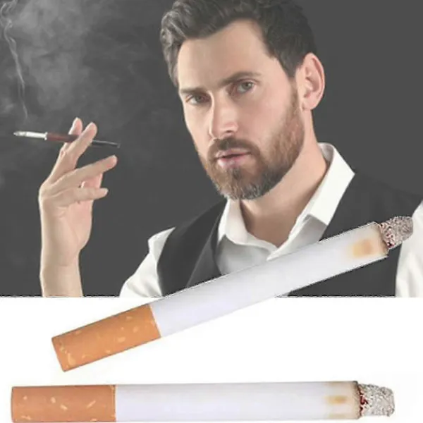 Låtsas-cigaretter med rök, 2-pack, fest, scenframträdanden, rekvisita> Tillbehör