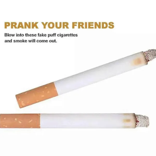 Låtsas-cigaretter med rök, 2-pack, fest, scenframträdanden, rekvisita> Tillbehör